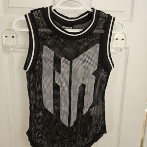 Headrush Black Mesh Women's Jersey Top